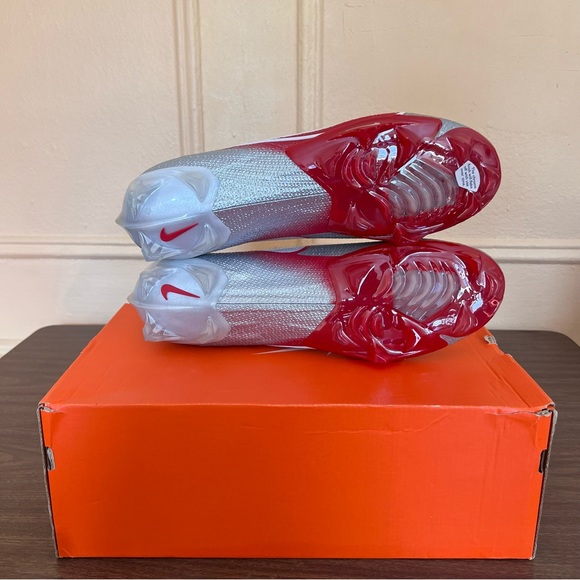 Nike Vapor Edge Elite 360 Flyknit Red Football Cleats - Picture 6 of 6